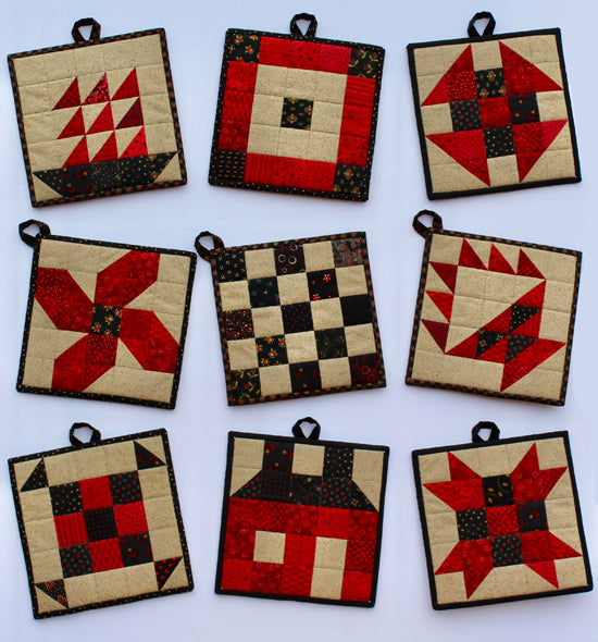 5-Patch Classic Potholder SP-217e - Downloadable Pattern