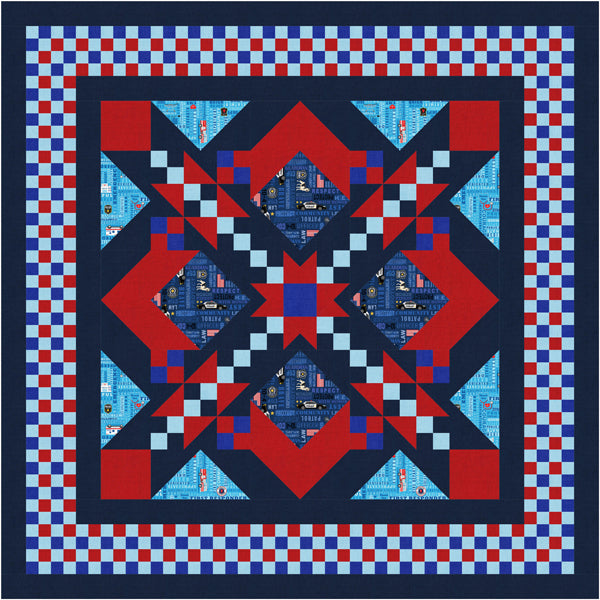 All-American Heroes Quilt TTQ-114e - Downloadable Pattern