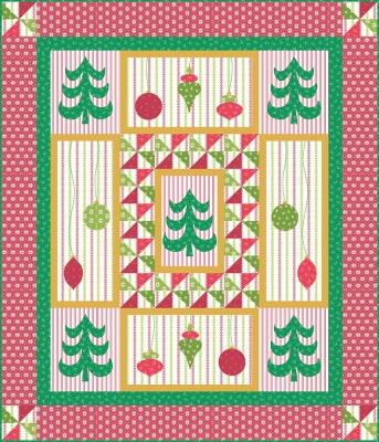 Deck the Halls Quilt Pattern TWW-0315 - Paper Pattern