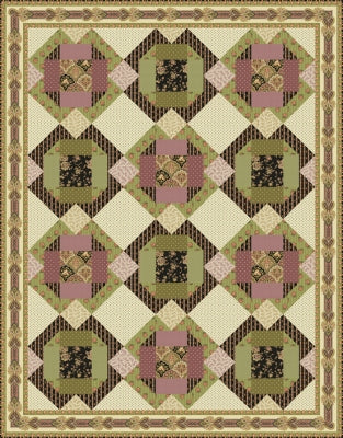 Victorian Blooms Quilt Pattern TWW-0333 - Paper Pattern