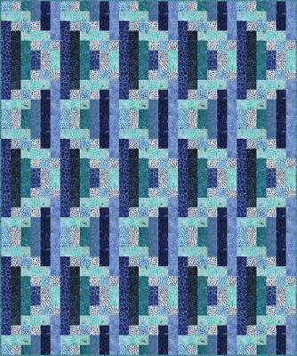 Waterfalls Quilt Pattern TWW-0337R - Paper Pattern