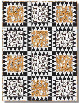 Mirror Image Quilt Pattern TWW-0496 - Paper Pattern