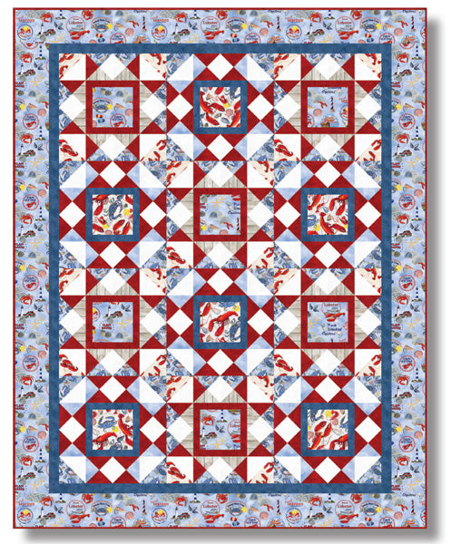 Fresh Catch Quilt Pattern TWW-0567 - Paper Pattern