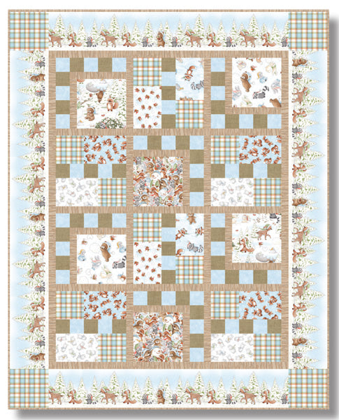 Winter Frolic Quilt Pattern TWW-0619 - Paper Pattern