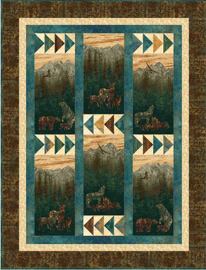 Mountain View Quilt Pattern UCQ-P48w  - Wholesale Product