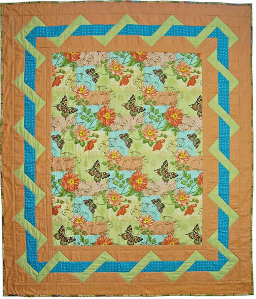 Dancing Around Quilt AA-21e - Downloadable Pattern