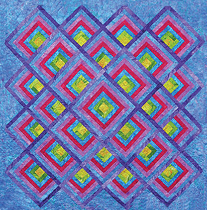 Rippling Logs Quilt Pattern AA-24 - Paper Pattern