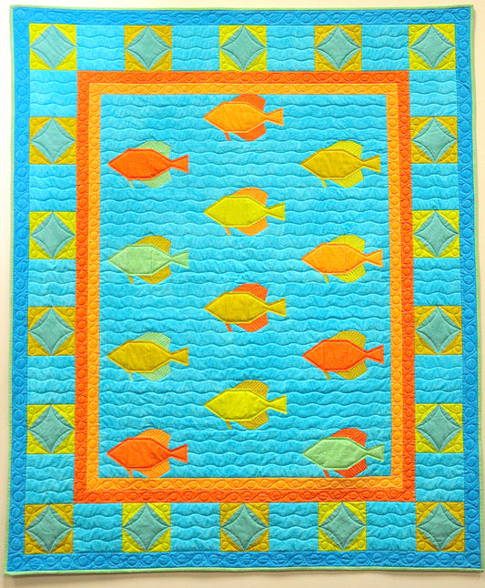 Gone Fish'n Quilt Pattern ABL-304 - Paper Pattern