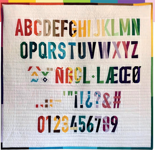 Modern International Alphabet AC-002ENe - Downloadable Pattern