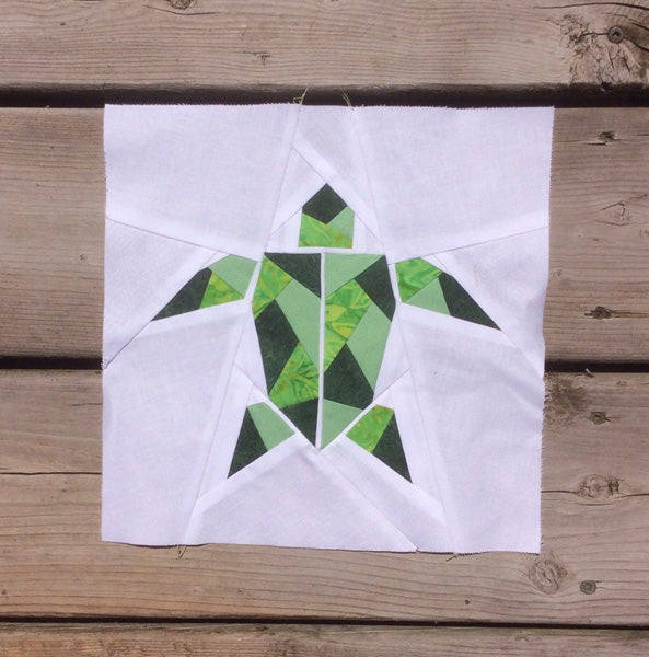 Pattern Block Turtle Turtle - Origami Animals Collection Block Pattern AC-007ENe (Inter ...