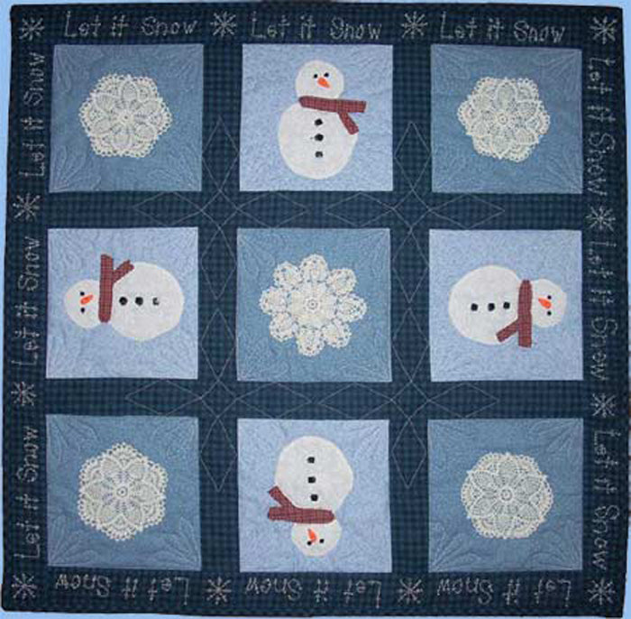 Let It Snow Quilt AEQ-09e - Downloadable Pattern