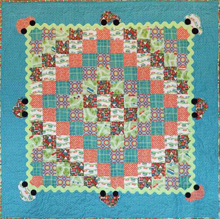 World Traveler Quilt AEQ-19e - Downloadable Pattern