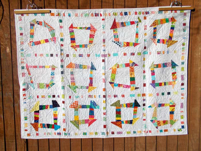 Mad Dash Quilt AEQ-44e - Downloadable Pattern