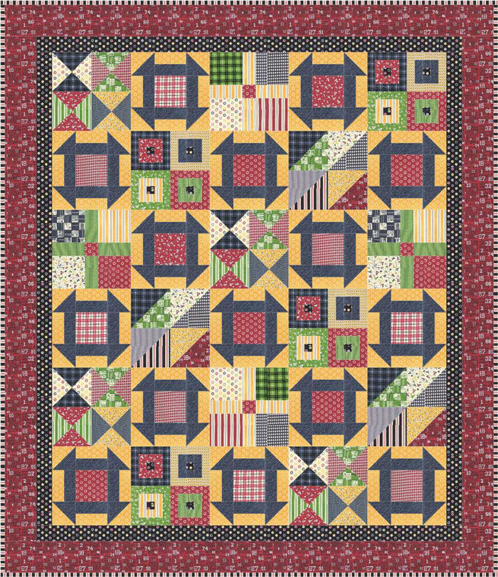 Field of Dreams Quilt Pattern AEQ-48A - Paper Pattern