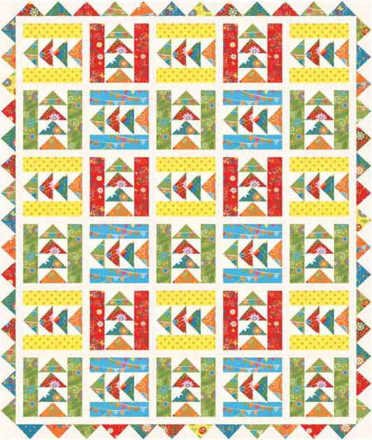 Picnic in the Park Quilt Pattern AEQ-50 - Paper Pattern