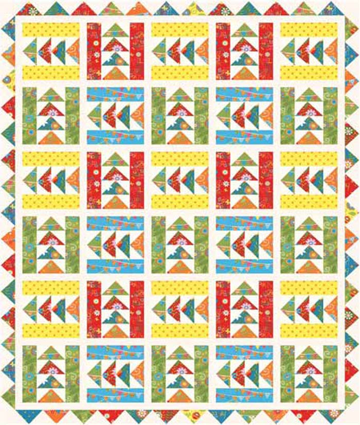 Picnic in the Park Quilt AEQ-50e - Downloadable Pattern