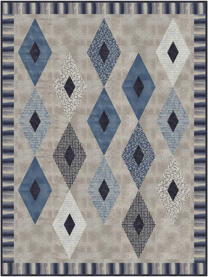 Crystalized Quilt Pattern AEQ-52 - Paper Pattern