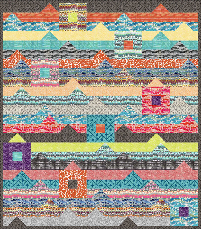 Island Chain Quilt Pattern AEQ-56 - Paper Pattern