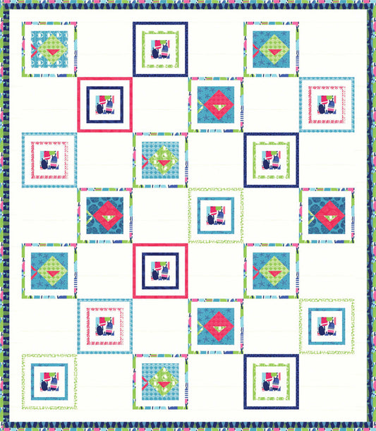 By the Sea Quilt AEQ-60e - Downloadable Pattern