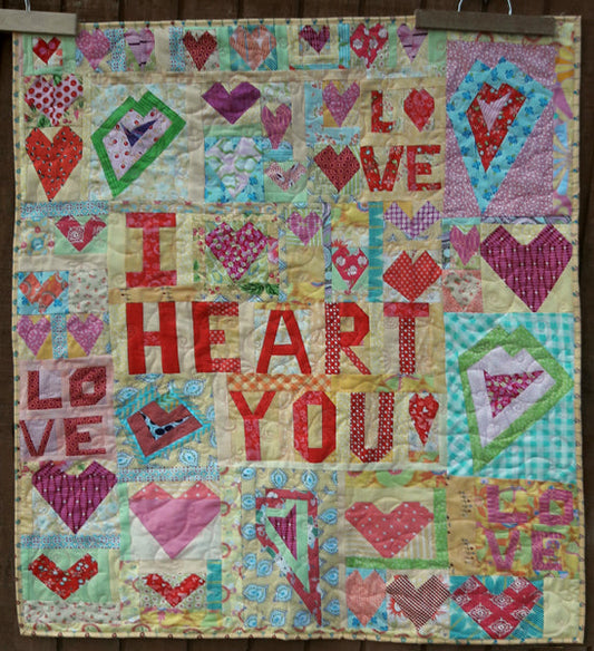 Crazy Love Quilt AEQ-87e - Downloadable Pattern