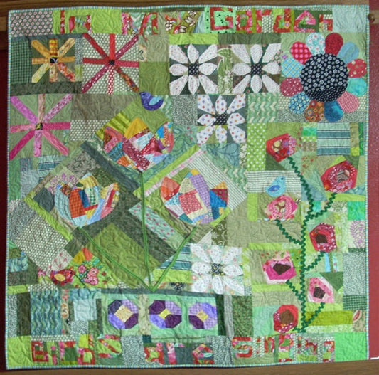 Naughty Garden Quilt AEQ-88e - Downloadable Pattern