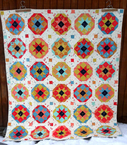 Desert Rose Quilt Pattern AEQ-93 - Paper Pattern