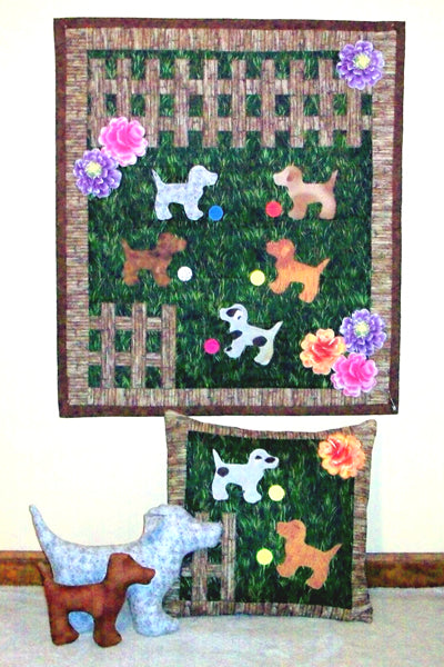 Puppy Play Yard Quilt Pattern AV-103 - Paper Pattern