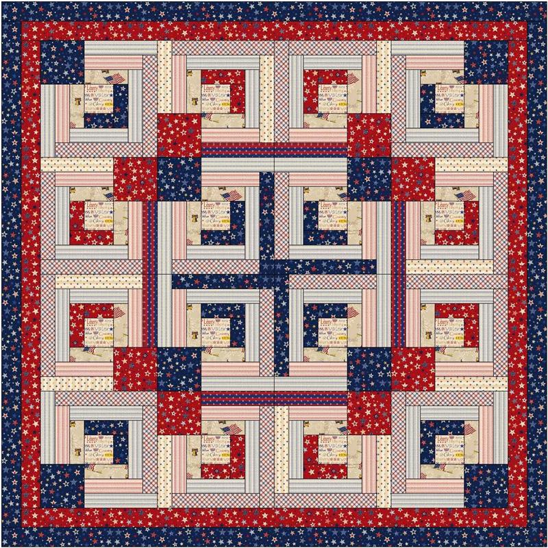 Reversible Patriotic Table Topper Pattern AV-124 - Paper Pattern