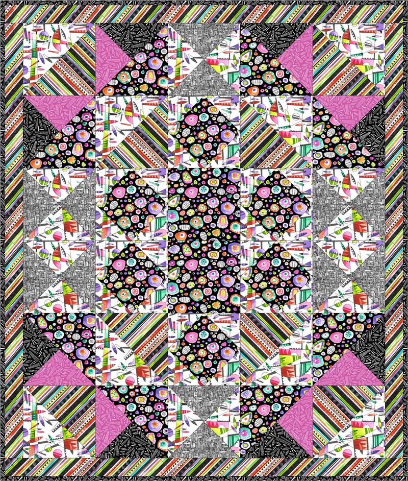 Shapes Rio Pattern Fun in Rio Quilt AV-133e - Downloadable Pattern – QuiltWoman.com