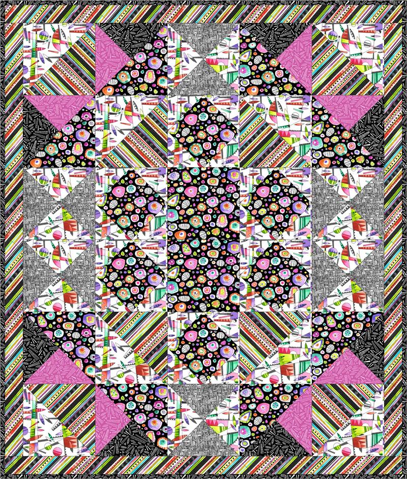 Fun in Rio Quilt AV-133e - Downloadable Pattern