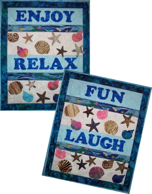 Beach Treasures Wall Hangings Pattern AV-135 - Paper Pattern