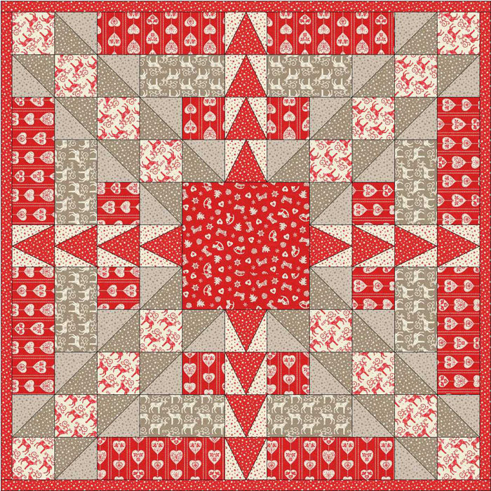 Criss-Cross Celebration Quilt AV-147e - Downloadable Pattern