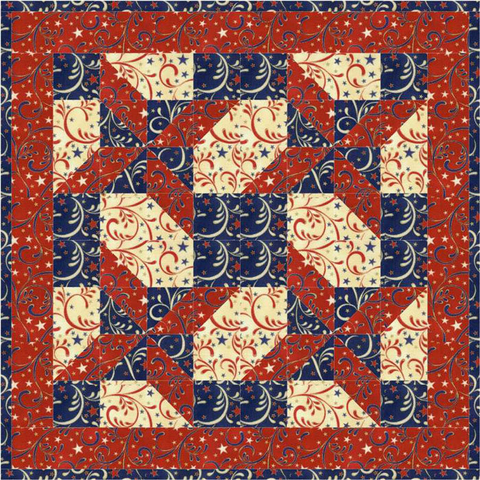 Twirling Pinwheels Quilt AV-162e - Downloadable Pattern