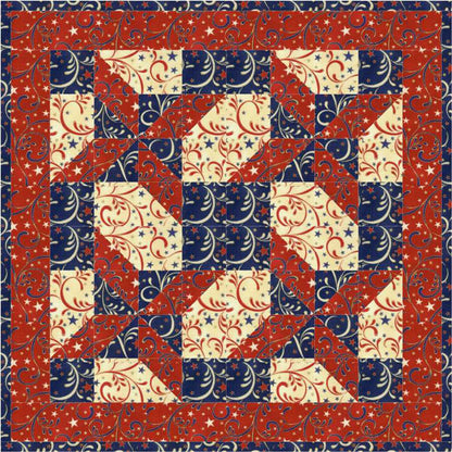 Twirling Pinwheels Quilt AV-162e - Downloadable Pattern