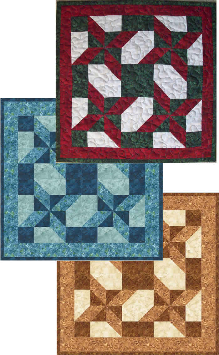 Twirling Pinwheels Quilt Pattern AV-162 - Paper Pattern