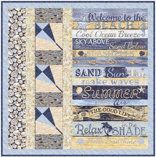 Beach Fun Quilt Pattern AV-174 - Paper Pattern