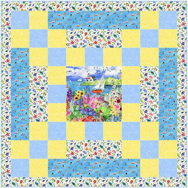 Fun in the Sun Quilt Pattern AV-176 - Paper Pattern