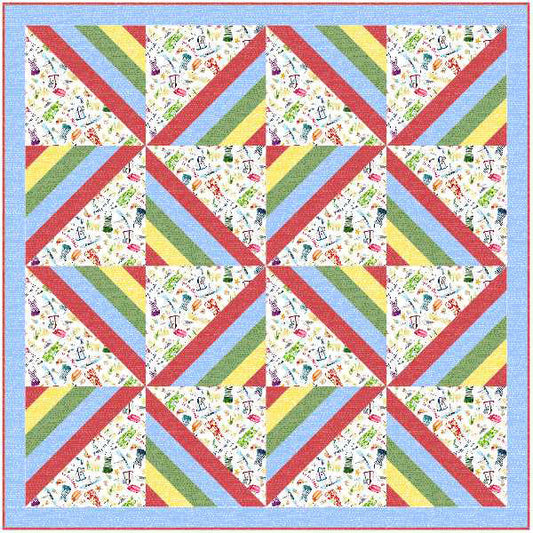 Off to the Beach Quilt AV-177e - Downloadable Pattern