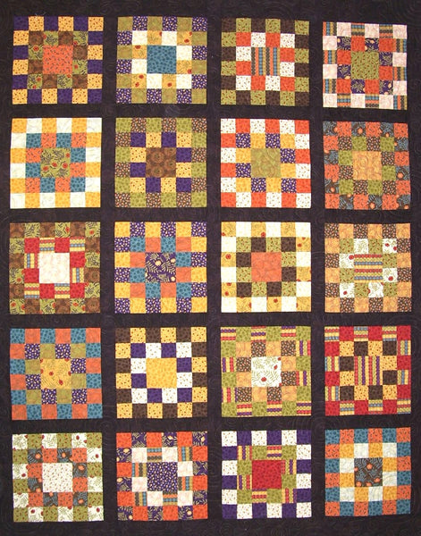 Nana Squares Quilt AW-04e - Downloadable Pattern