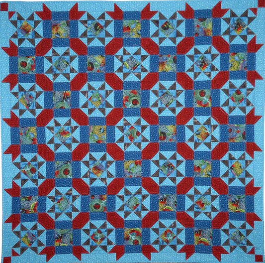 Underwater Stars Quilt BL2-101e - Downloadable Pattern