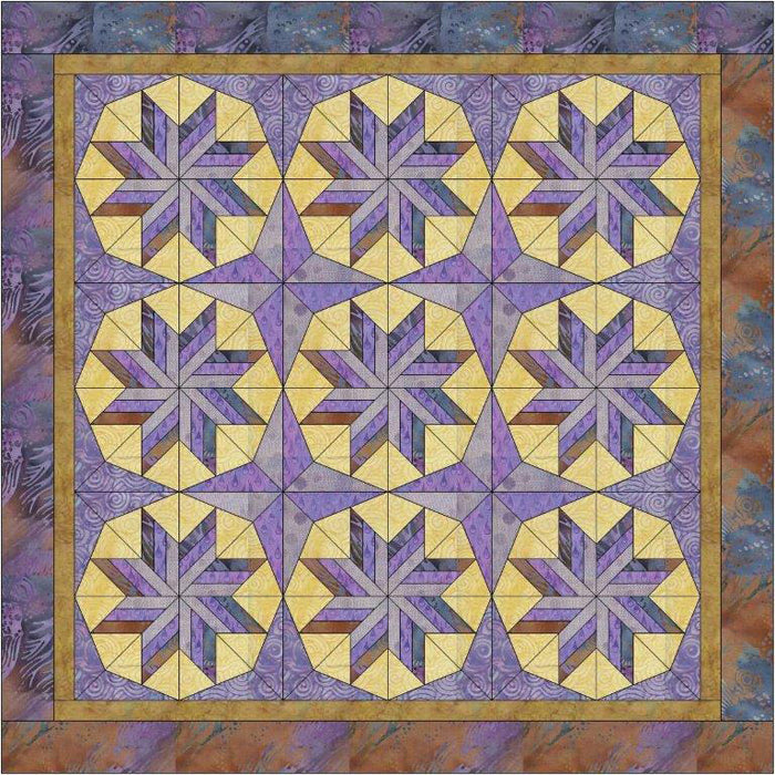 Starlight Starbright Quilt BL2-107e - Downloadable Pattern