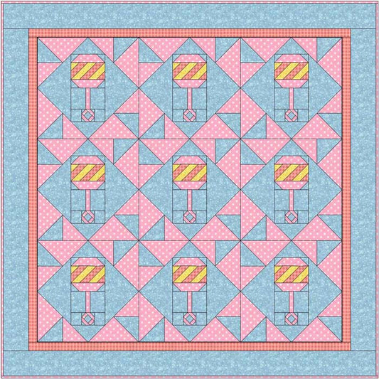 Goo Goo Gaa Gaa Quilt Pattern BL2-110 - Paper Pattern