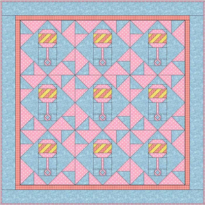 Goo Goo Gaa Gaa Quilt BL2-110e - Downloadable Pattern