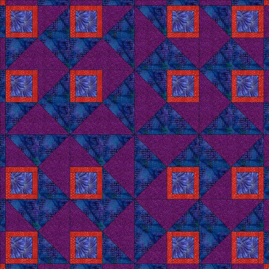 Berry Squares Quilt Pattern BL2-114 - Paper Pattern