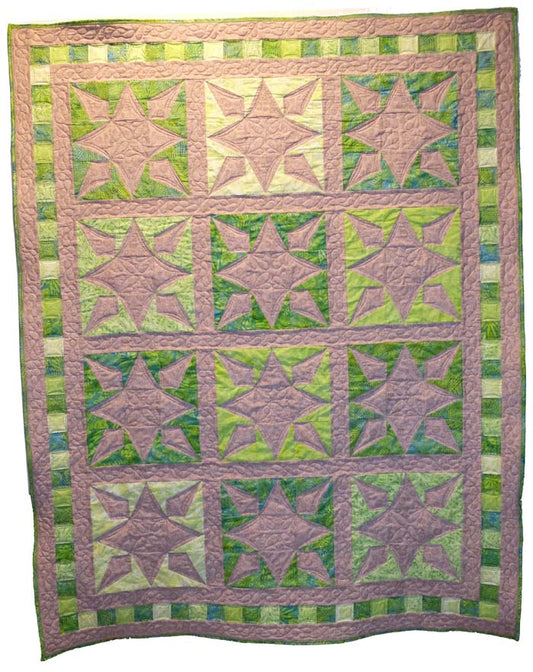 Go Green Quilt BL2-122e - Downloadable Pattern