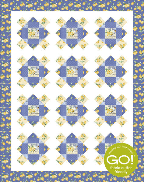 Lemon Layer Cake Quilt BL2-152e - Downloadable Pattern