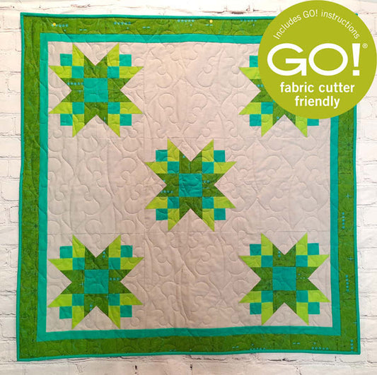 French Braid Stars Quilt Pattern BL2-166 - Paper Pattern