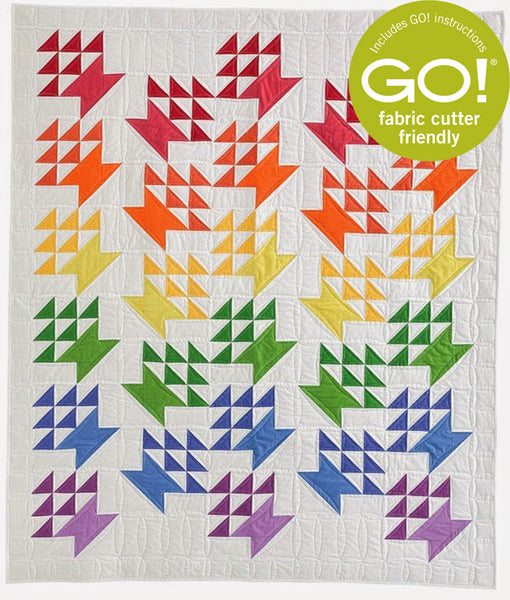 Rainbow Baskets Quilt BL2-179e - Downloadable Pattern