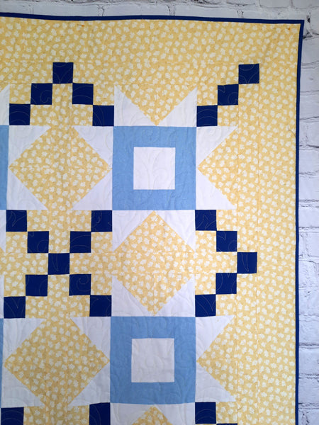 Sunflower Bees Quilt BL2-197e - Downloadable Pattern