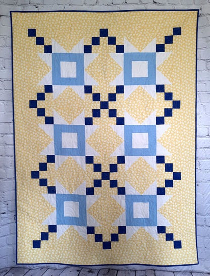 Sunflower Bees Quilt BL2-197e - Downloadable Pattern